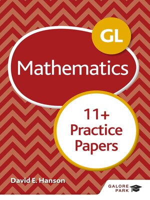 cover image of GL 11+ Mathematics Practice Papers